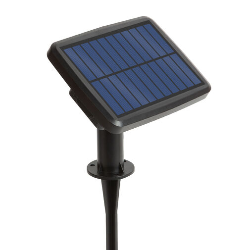 11743 • Smart solárna sveteľná reťaz - 15 ks bielych LED - nastaviteľná farebná teplota - 7,5 m -  bluetooth