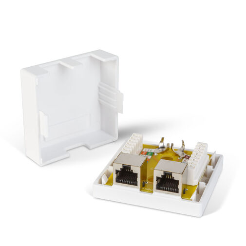 05397B • Dvojitá nástenná zásuvka - 8P8C FTP Cat.6