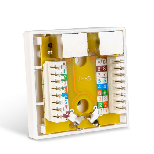 05397B • Dvojitá nástenná zásuvka - 8P8C FTP Cat.6