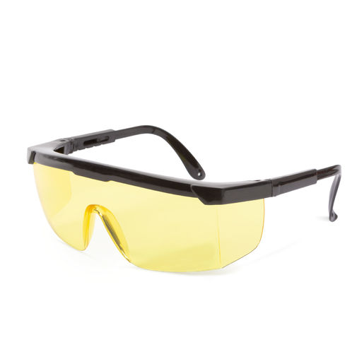 10384YE • Profesionálne ochranné okuliare pre ľudí s okuliarmi , UV ochrana - žltá