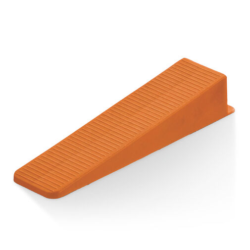 10633 • Plastic leveling wedge set - 1–15 mm - oranžová - 100 pcs / pack