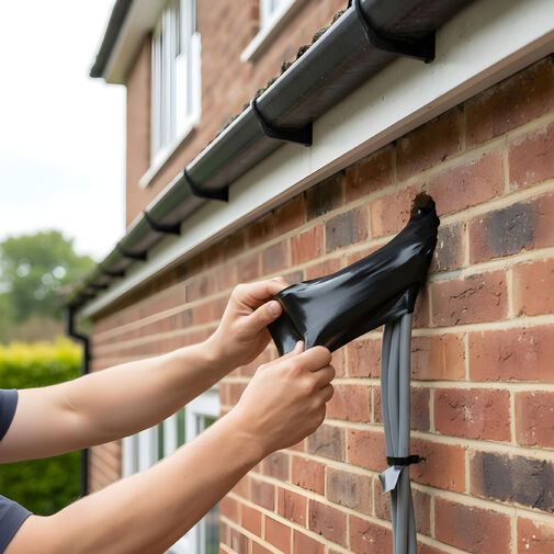 11069 • Samospájajúca butylová izolačná páska – 3 m x 50 mm x 1,65 mm – čierna