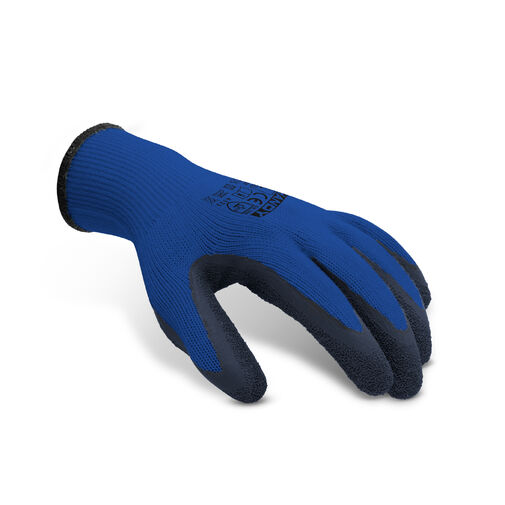 11134L12 • Polyestrové rukavice s latexovým poťahom