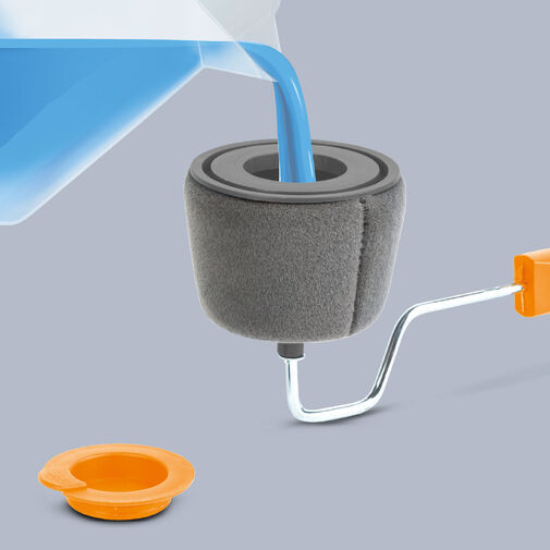 11175 • Maliarsky valček s nádržou na dávkovanie farby