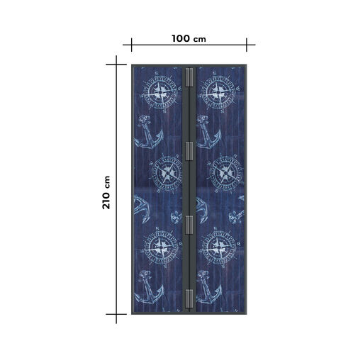 11398S • Sieťka proti hmyzu na dvere - magnetická - 100 x 210 cm - kotva
