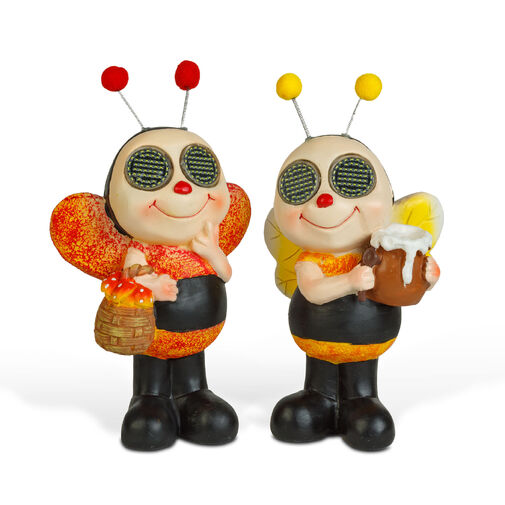 11420 • Solárna zvieracia figúrka – včielka – s pohyblivými očami – 112× SMD LED – 22 cm – 2 druhy