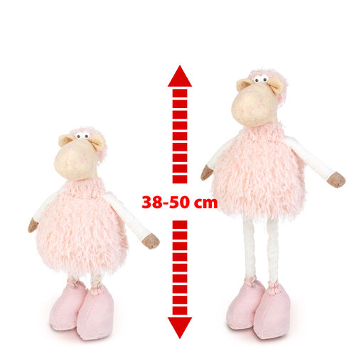 11578 • Textilná dekorácia - baránok - teleskopický - 50 x 19 x 15 cm