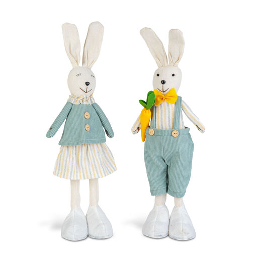 11580 • Textilná dekorácia - zajačik - 50 x 17 x 8 cm - 2 druhy