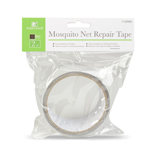 11609BK • Opravná páska na sieťku proti hmyzu - 2 m x 5 cm - čierna