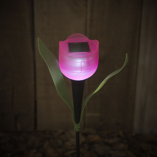 11703 • LED solárna lampa v tvare tulipánu