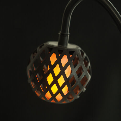 11770 • Zapichovacia solárna lampa - efekt plameňa - 5 gulí - 7 cm - 30 LED