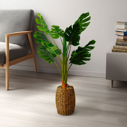 11907 • Umelá rastlina dekorácia - filodendron - 1 m