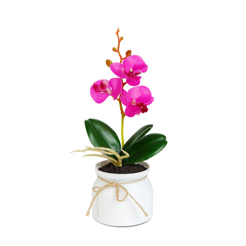 11915 • Umelá rastlinná dekorácia - orchidea - 3 druhy - 32,5 cm