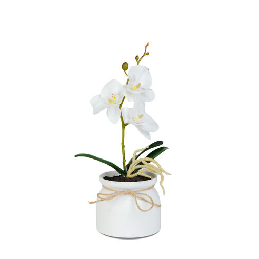 11915 • Umelá rastlinná dekorácia - orchidea - 3 druhy - 32,5 cm