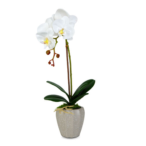 11916 • Umelá rastlinná dekorácia - orchidea - 3 druhy - 45 cm