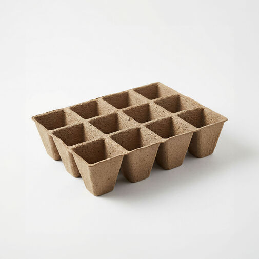 11988 • Sadeničkový podnos s kvetináčmi - 15,2 x 11,5 x 4,3 cm - 4 ks / balenie