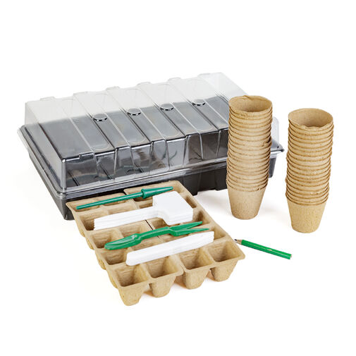 11989 • Sada na pestovanie sadeníc - 66 ks - 35,4 x 23,7 x 6,1 cm