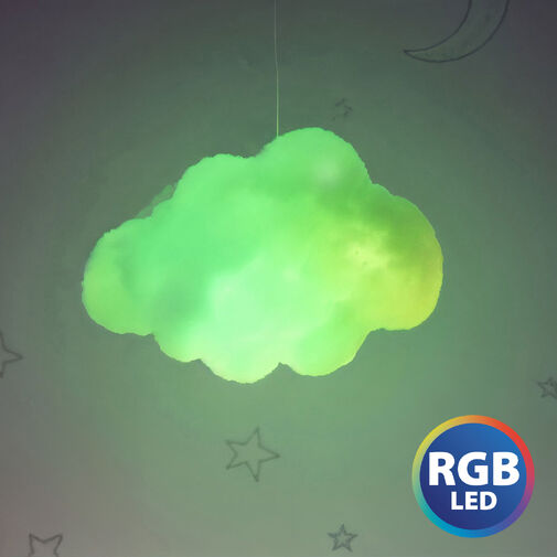 20259 • Kúzelná oblačná lampa - 16 RGB LED - 3 x AAA - 25 x 20 x 15 cm