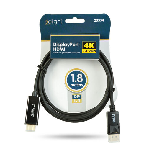 20334 • DisplayPort – HDMI kábel – 1.4 – 4K – 1,8 m