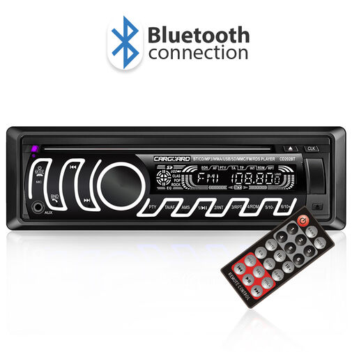 39704 • CD/MP3 prehrávač - Bluetooth, FM tuner, USB, SD, AUX - zvoliteľné podsvietenie