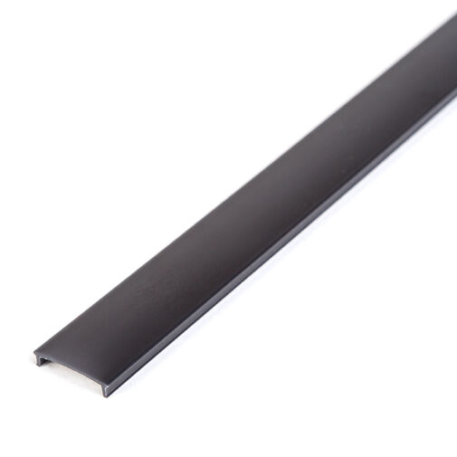 41011M1-BK • LED hliníkový profilový kryt – čierny – 1000 mm (pre 41011A1)