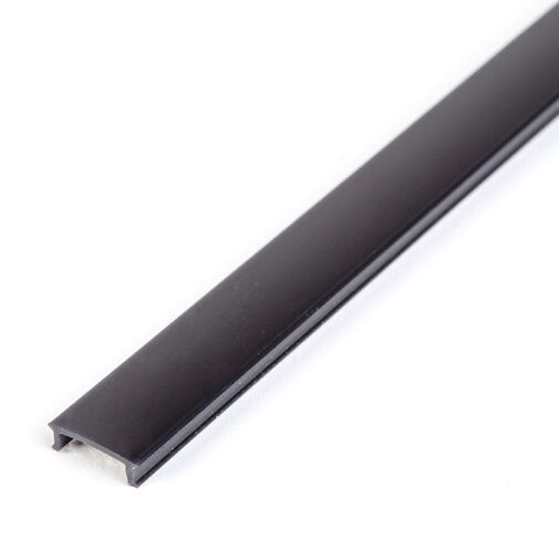 41026M1-BK • LED hliníkový profilový kryt – čierny – 1000 mm (pre 41026A1)