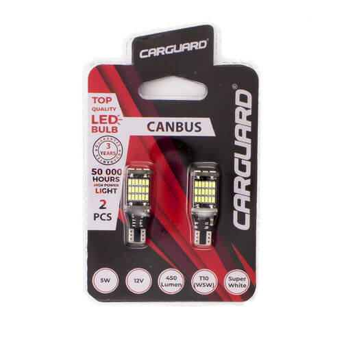 50778 • LED žiarovka - CAN131 - T10 (W5W) - 450 lm - can-bus - SMD - 5W - 2 ks / balenie