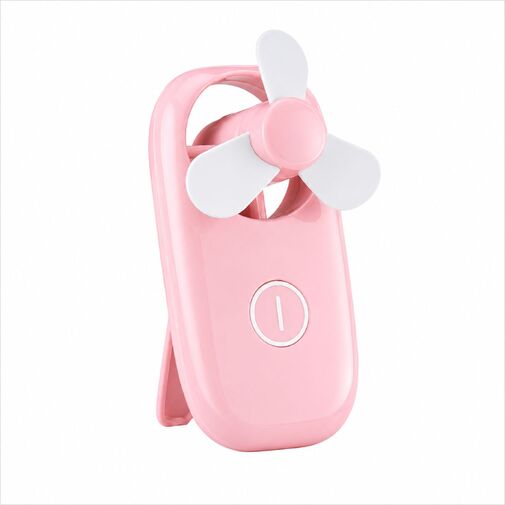 51099 • Mini ventilátor - 2 x AAA - 6 x 5 x 11,5 cm - 4 farby