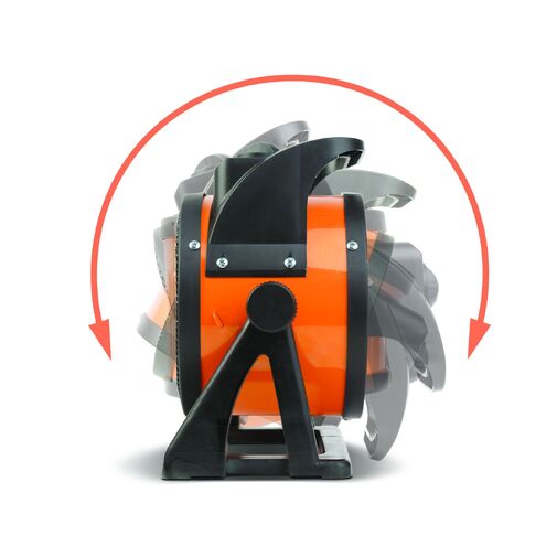 51112 • Dielenský ohrievač - PTC - 1000 / 2000 W - oranžová/čierna