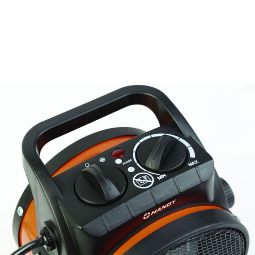 51112 • Dielenský ohrievač - PTC - 1000 / 2000 W - oranžová/čierna