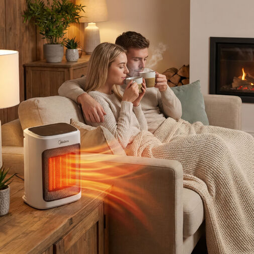 51117 • Midea Hriankovač - 2000 W - biely