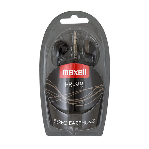 52040BK • Maxell EB-98 slúchadlá - 3,5 mm jack - 120 cm - čierne