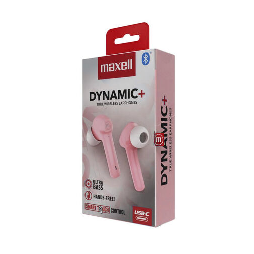 52043PK • Maxell BT Dynamic+TWS slúchadlá - ružové