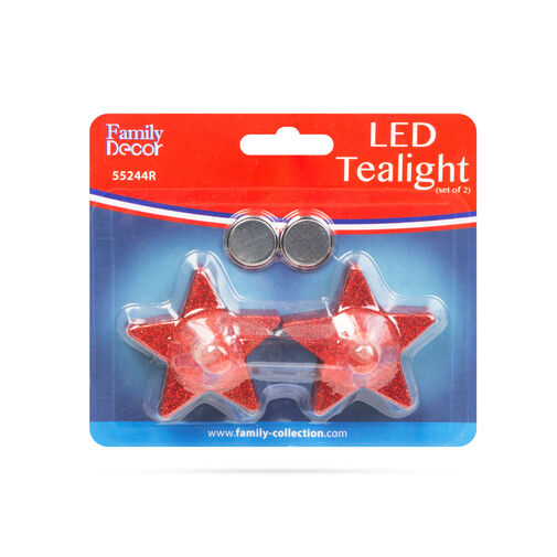 55244R • LED čajová sviečka