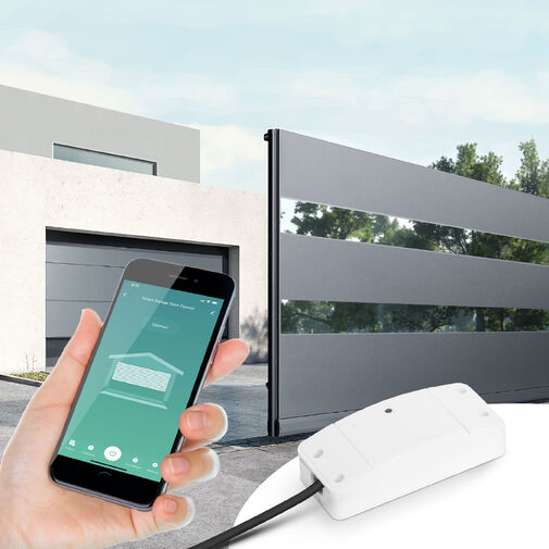 55379 • Sada Smart Wi-Fi garážového otvárača - 230V - so senzorom otvárania
