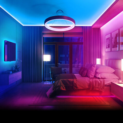 55843 • RGB LED pás -  