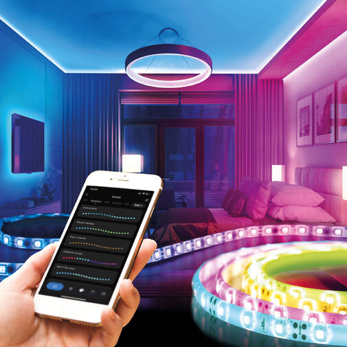 55860 • RGB SMD smart LED pás - 30 LED / m - 2 x 5 m / balenie