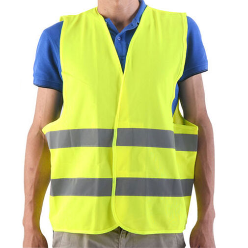 55897D • Reflexná bezpečnostná vesta – trieda 2, žltá – s certifikátom EN ISO 20471