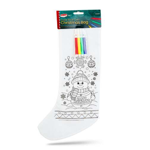 55996D • Vyfarbovateľná mikulášska čižma – so 4 fixkami – 4 druhy – 41 x 21 cm