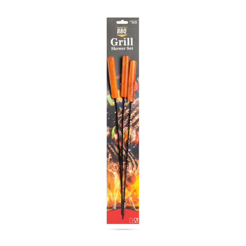 56289 • Sada špajlí na gril - rovné  - 49,5 cm - 3 ks / balenie