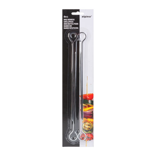 56289B • Grilovacie ihly - kovové - 24 cm - 4 ks / balenie