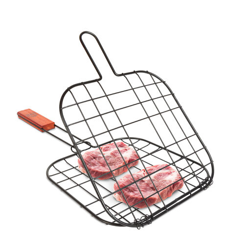 56300C • Grilovací rosť na mäso - drevená rukoväť