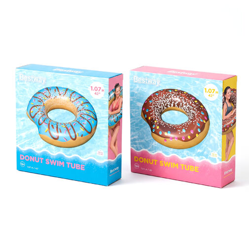 56448 • Nafukovací plávací kruh - šiška (donut) - 107 cm - 2 druhy