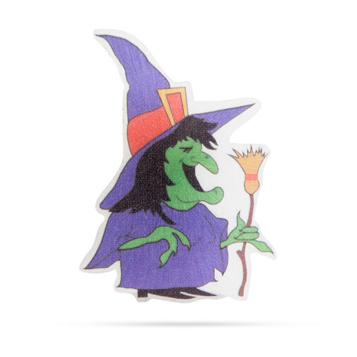 56512A • Halloweenska RGB LED dekorácia - samolepiaca - bosorka