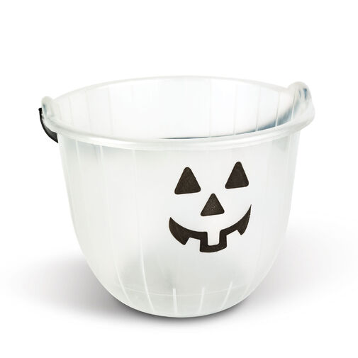 56577 • Halloweenová dekorácia - vedro - 2 druhy - 20 x 16 cm  