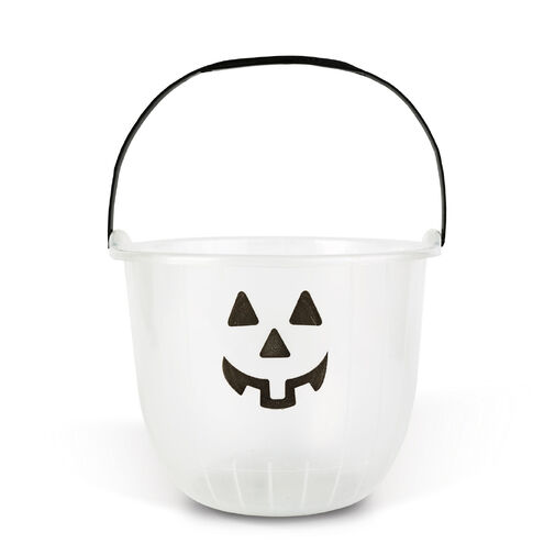 56577 • Halloweenová dekorácia - vedro - 2 druhy - 20 x 16 cm  