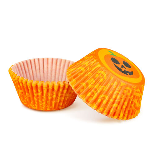 56579 • Halloween dekorácia - sada muffinových košíčkov - 50 ks - 4 druhy - 7 x 5 x 3,2 cm  
