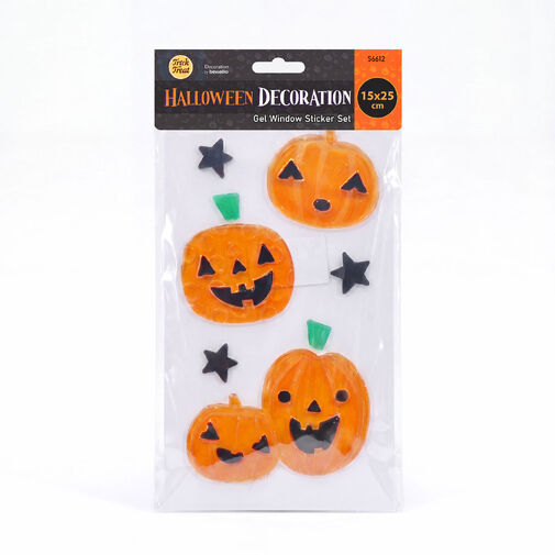 56612 • Halloween gélové okenné nálepky - 15 x 25 cm - 3 varianty