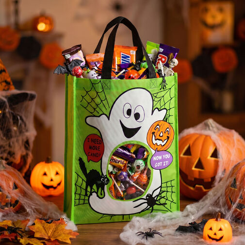 56626 • Halloweenová taška s okienkom - 40 x 30 x 10 cm - 2 druhy