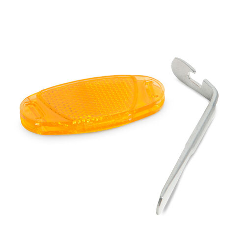 57081B • Odrazka na bicykel - na výplet - 72 x 36 mm - 2 ks / balenie